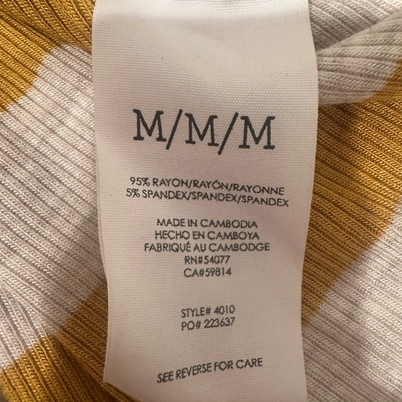 Cabi Liner Tank- Stripes Oversized-Summer Staple-Sz Medium Casual Layer - Picture 10 of 12